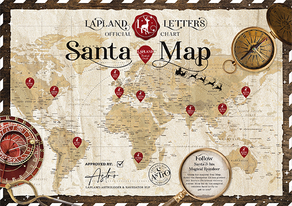 Secret Santa Map