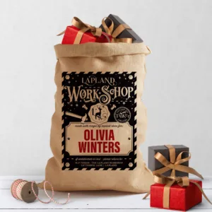 Personalised Santa Sack - Santa's Workshop